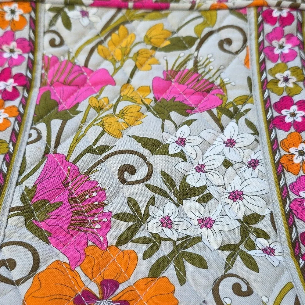Vera Bradley Large Purse & Wallet "Tea Garden" Pink Floral - Picture 8 of 8